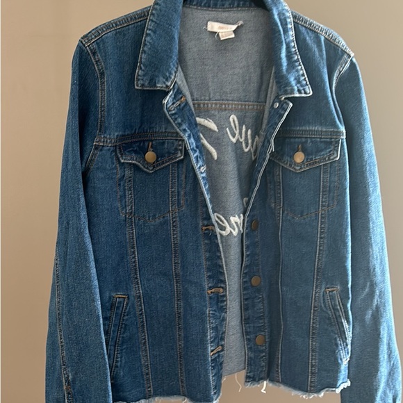 Love me Forever Denim jacket (large) - Picture 2 of 3